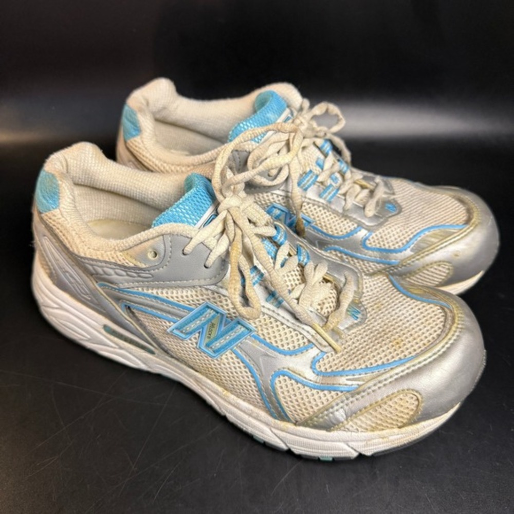 New Balance 883 WR883CL Blue Silver Mesh Running‎ Shoes Womens 8.5 Wide